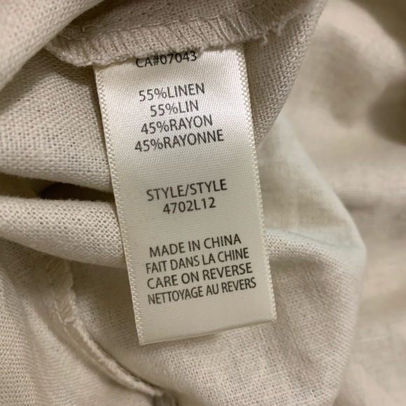 Linen-blend utility skirt - Picture 4 of 5